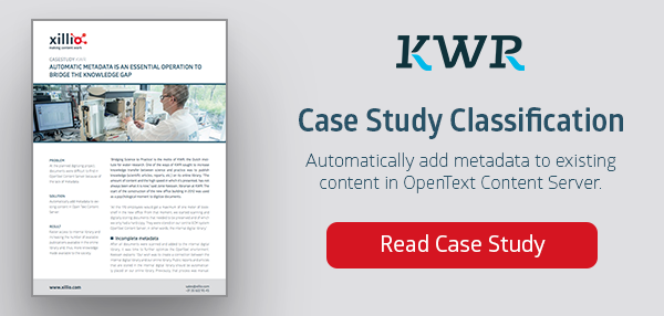 Example of Automated classification and metadata enrichment