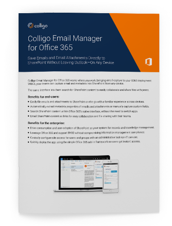 Colligo-Email-Manager-for-Office-365-Feature-Sheet-2