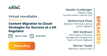 Content Migration to Cloud: Strategies for success at a UK regulator