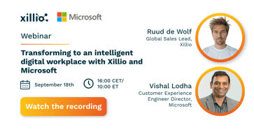 Building an Intelligent Digital Workplace with Xillio & Microsoft