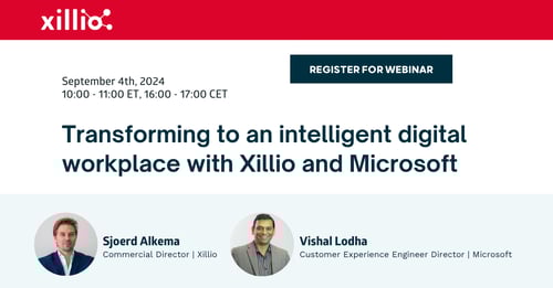 Webinar: Transforming to an intelligent digital workplace with Xillio and Microsoft