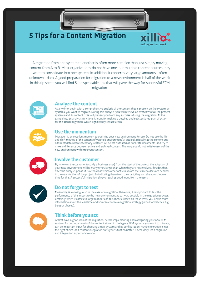 Tips for doing a content ECM migration