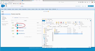 Synchroniseer data tussen Alfresco en Salesforce