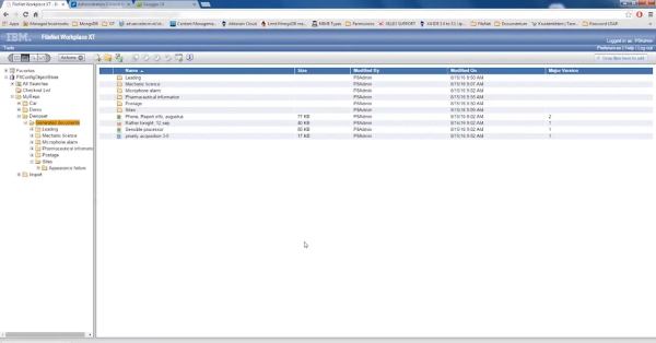 Export data from FileNet P8