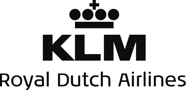 Black logo - KLM