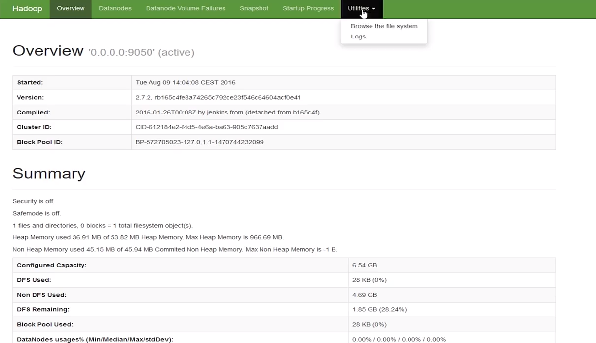 Import data into Hadoop HDFS