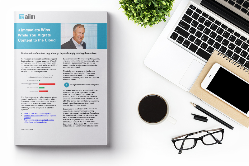 When should you migrate content to the cloud